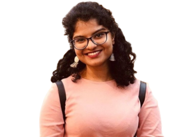 Bhavya smiling